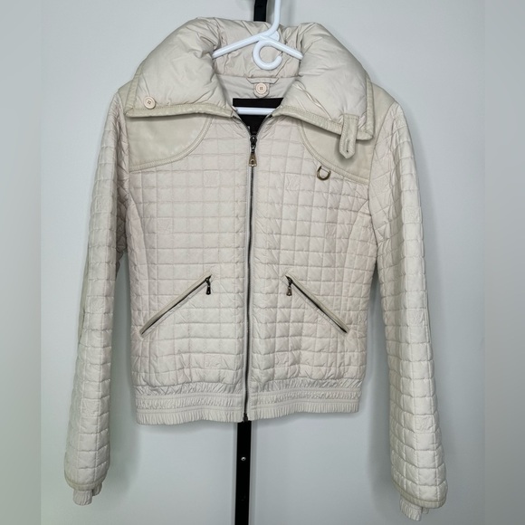 Louis Vuitton Jackets & Blazers - Louis Vuitton Eggshell Puffer Jacket - Iconic Luxury for Winter Elegance